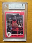 1986 Star Michael Jordan ROOKIE RC # 1 Michael Jordan CL BGS 8.