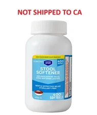 Stool Softener Docusate Sodium 100mg Softgels 400 ct Laxative Colace Compare