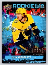 2025-26 Upper Deck #RC-7 Ozzy Wiesblatt Rookie Commemorative Class