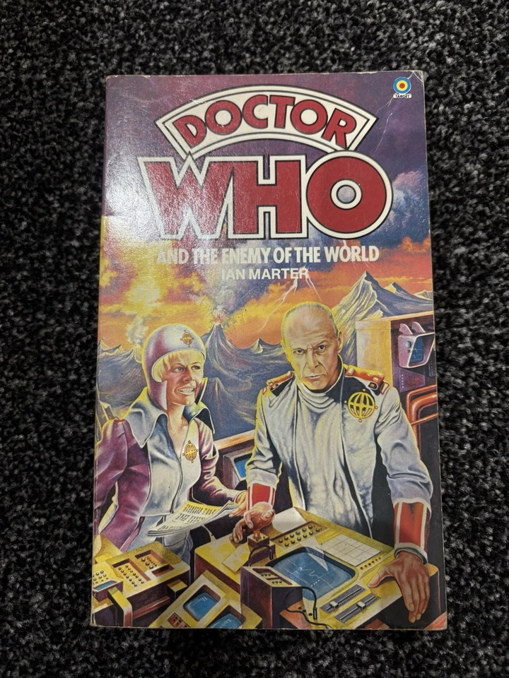 DOCTOR WHO AND THE ENEMY OF THE WORLD SIGNED AUTOGRAPH IAN MARTER TARGET NOVEL - Image 2 of 2