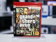 GTA 4 ps3 (PlayStation 3, 2008) Greatest Hits Complete CIB with Map! videogame