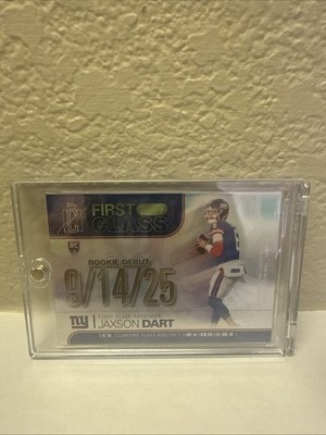 Topps Signature Class First Class Jaxson Dart Giants RC FC-2 9/25