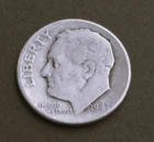 1947 Roosevelt Dime. Actual Coin Cat #005