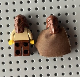 2 LEGO Star Wars Qui-Gon Jinn Yellow Head Minifigure 1999 7161 7101 7171 sw0027