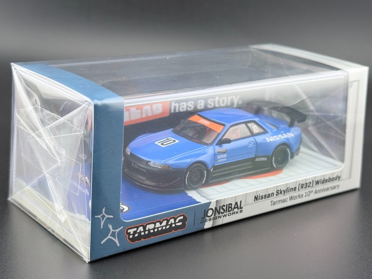 希少チェイス★ターマックワークスR32GT-R JONSIBAL ジョンシバル★ Tarmac Works Nissan GT-R (R32) Widebody Jonsibal & Greddy 1/64 | eBay