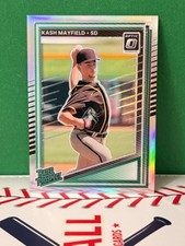 Kash Mayfield 2025 Donruss Optic Rated Prospect Silver Holo  #183 - Padres