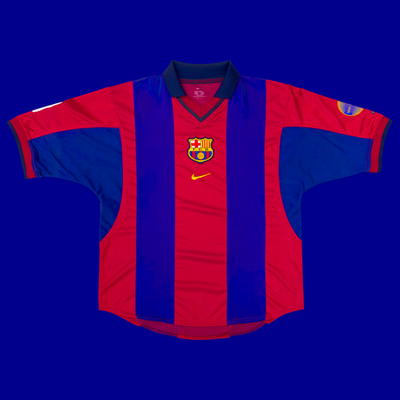 Nike FC Barcelona 00/01 2000 2001 Home Rivaldo 10 M Men Adult