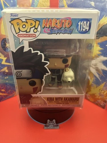 Funko Pop! Animation Naruto Shippuden (Kiba W/ Akamaru #1194) Vinyl W/ Protector
