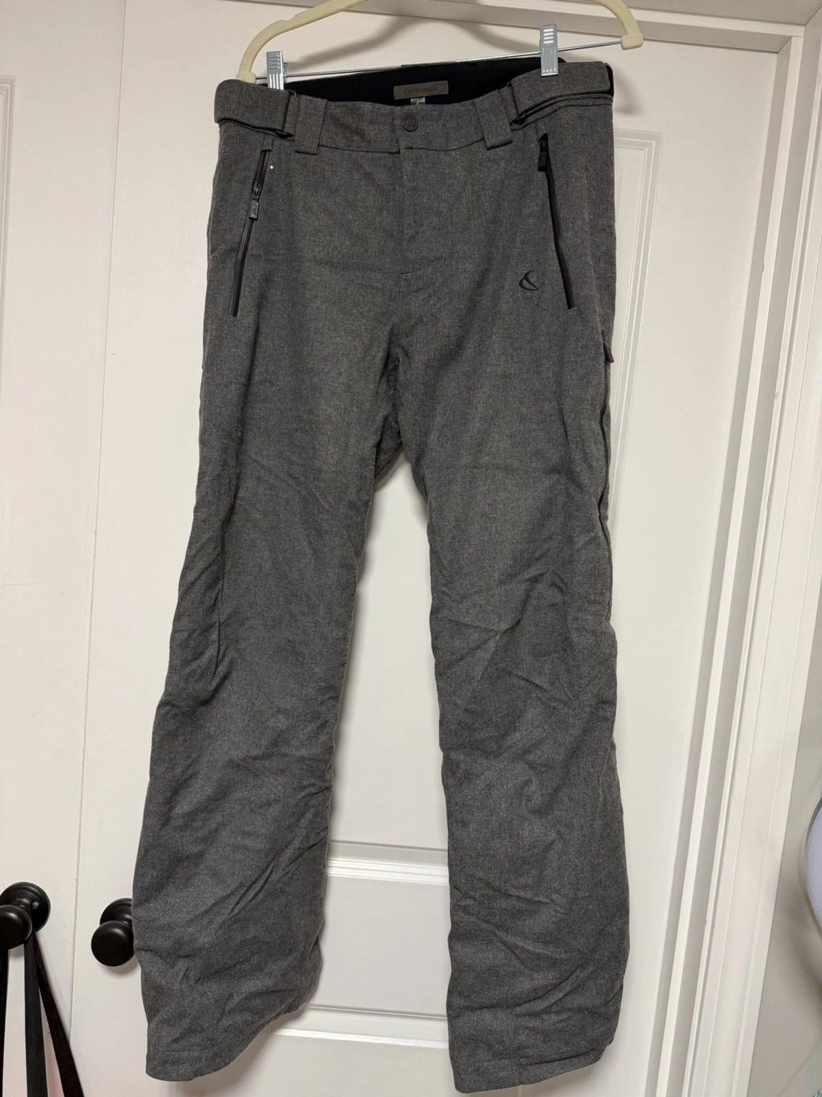 CAPRANEA Limited Edition Ski Pants, Gray, Size 50