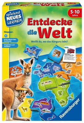 Entdecke die Welt | Weißt du, wo das Känguru lebt? | Gunter Baars | Spiel | 2018