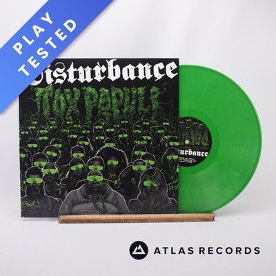 Disturbance Tox Populi Green France LP Album Vinyl Record DPR045 - NM/NM
