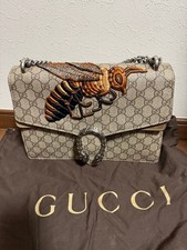 GUCCI GG Supreme Duonysos chain Shoulder Bag 409231