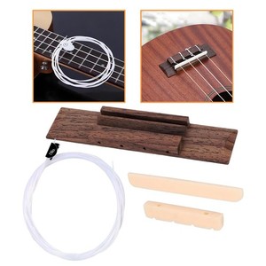 Ukulele Bridge Strings Set Pont en bois haute performance Installation facile