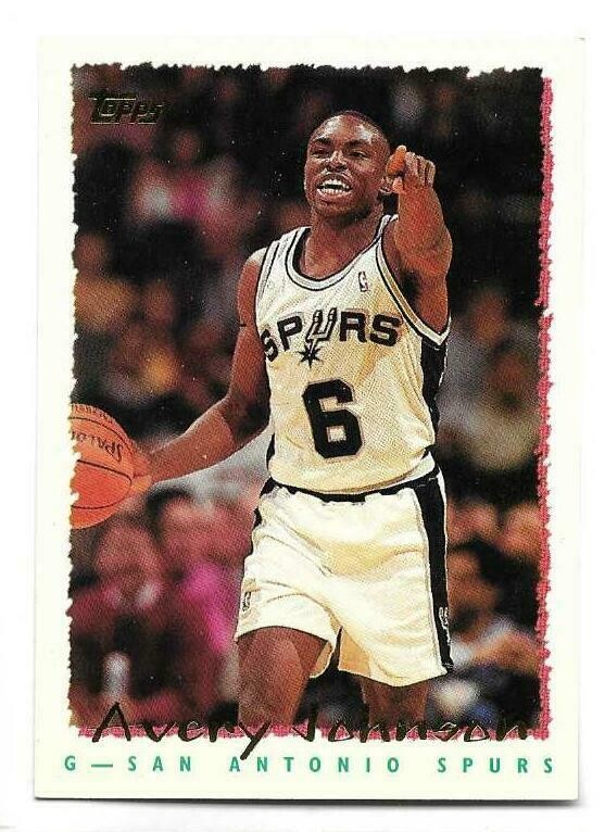 AVERY JOHNSON 1994-95 TOPPS CARD NEAR MINT CONDITION