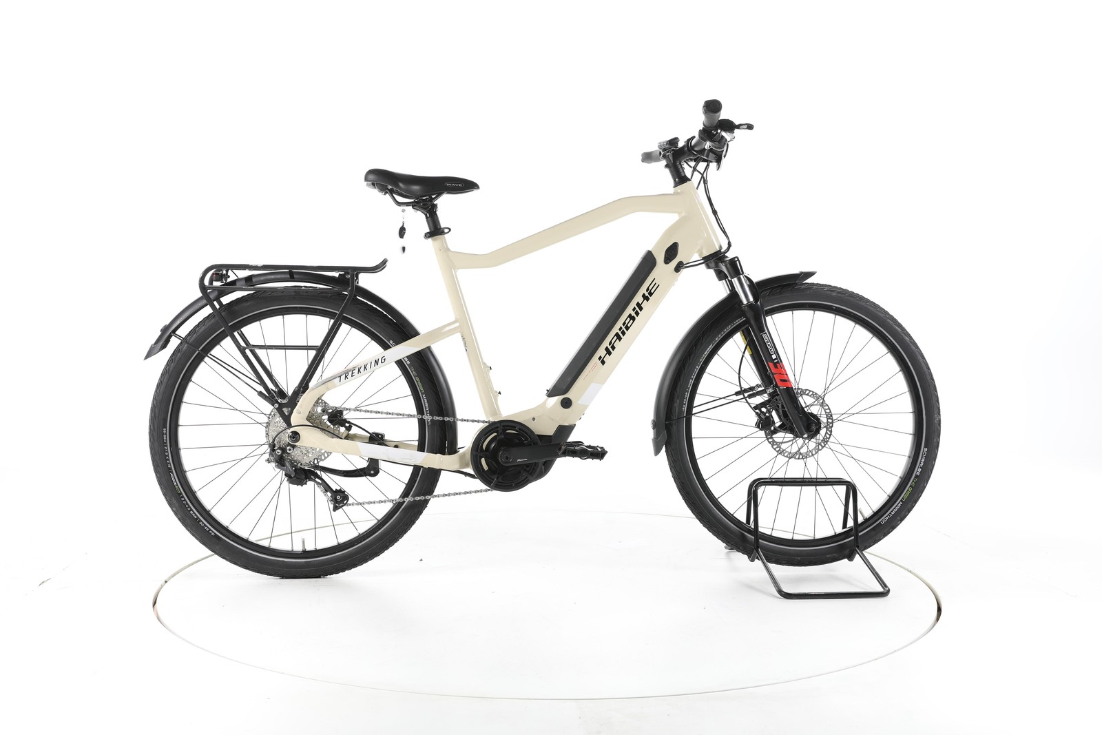 Haibike Trekking 4 Vélo électrique de trekking Yamaha Batterie 500Wh 27,5" beige