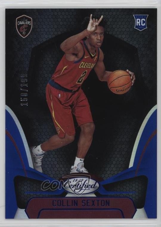 2018-19 Certified Mirror Blue /199 Collin Sexton #158 Rookie RC 0wg1