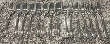 MIKASA EMILE STAINLESS FLATWARE 15-PIECES Lot Of 15 Spoon Fork Silverware