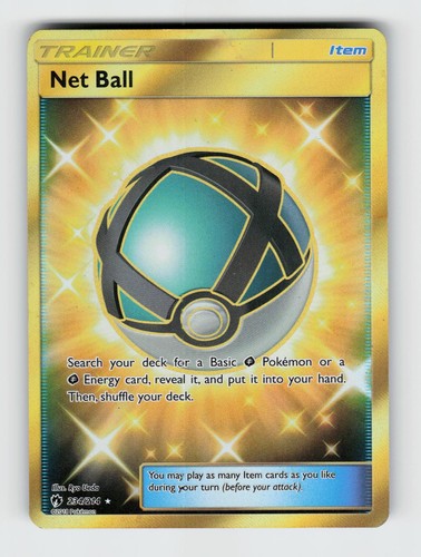 Net Ball 234/214 Holo Secret Rare Lost Thunder Pokemon 2018 MP Ueda