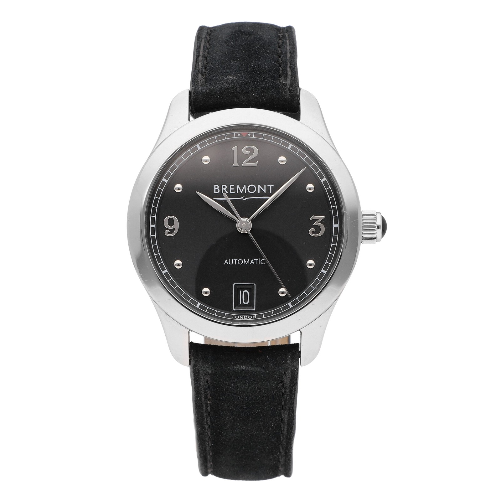 Bremont Solo 34 Black Dial Automatic 34mm Ladies Watch SOLO34-AJ-BK-R-S