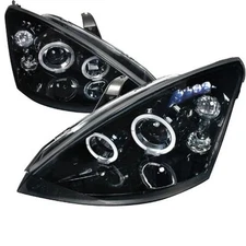 Spec-D Tuning 2LHP-FOC00G-TM Halo Smoke Gloss Projector Headlight for 00 to 0...