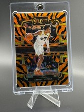 2023-24 Panini Select Concourse Prizm Tiger Stripe Keyonte George #75 Utah Jazz