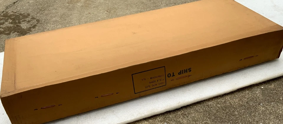 Saias traseiras de metal NOS Foxcraft para 1967 Oldsmobile excpt 98, F85, St Wgn - Imagem 4 de 4