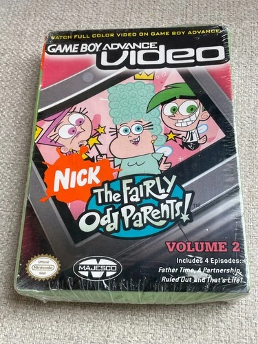 NINTENDO GAMEBOY ADVANCE VIDEO THE FAIRLY ODD PARENTS VOLUME 2 SEALED NEW IN BOX