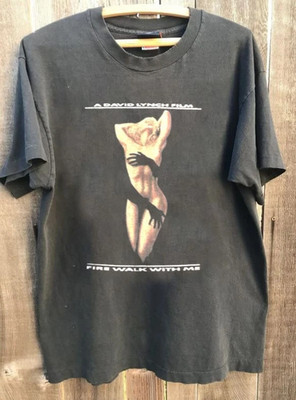Vintage Twin Peaks Fire Walk With Me Charcoal Cotton Tshirt Unisex S-5XL