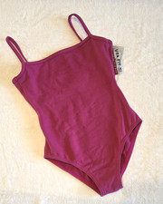 BLOCH Girls' Mulberry Leotard Style L5407 Size Petite Dance Ballet NWT