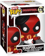 Figurine Deadpool Flamenco #778 - Marvel Funko Bitty Pop! 3cm