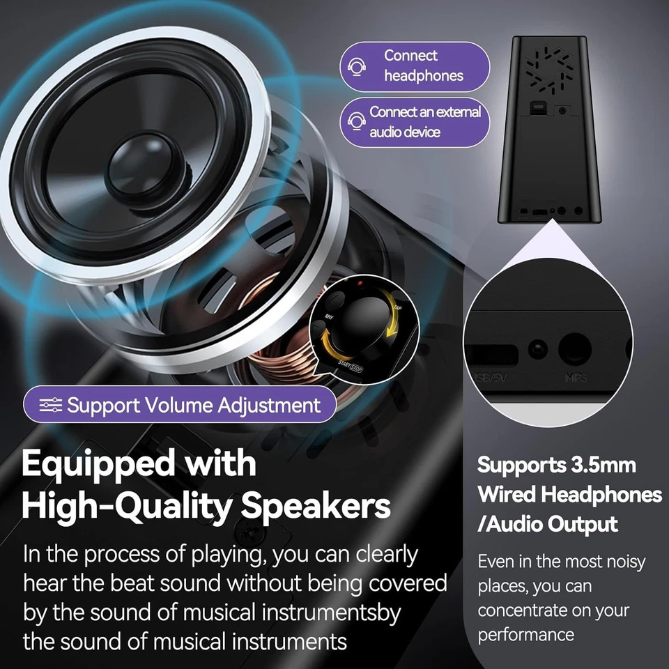 数字节拍器适用于钢琴、吉他、鼓和所有乐器、电子 — 第 4/4 张图片