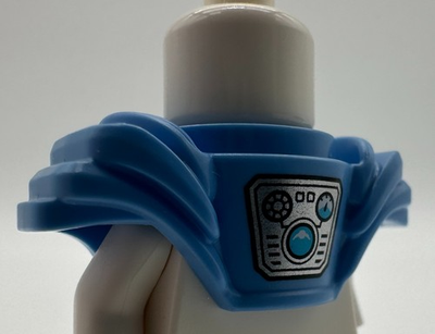 #ad #ad LEGO Medium Blue Armor Breastplate Pressure Gauge Accessory For Minifigure USED $2.49
