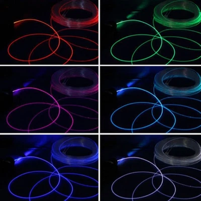 SANS MARQUE Câble fibre optique lueur latérale PMMA 1,5/ 2/ 3/ 4mm pour décoration lumiè
