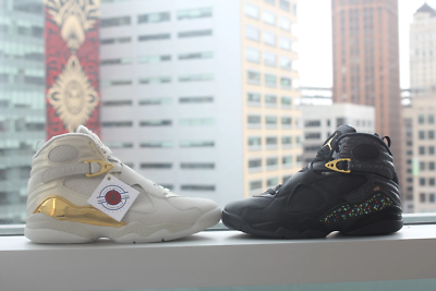 Air Jordan 8 Retro C&C 'Confetti' 2016 (Cigar & Champagne) SKU
