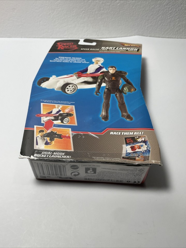RARE Hot Wheels Speed Racer Jack “Cannonball” Taylor Rocket Launcher ...
