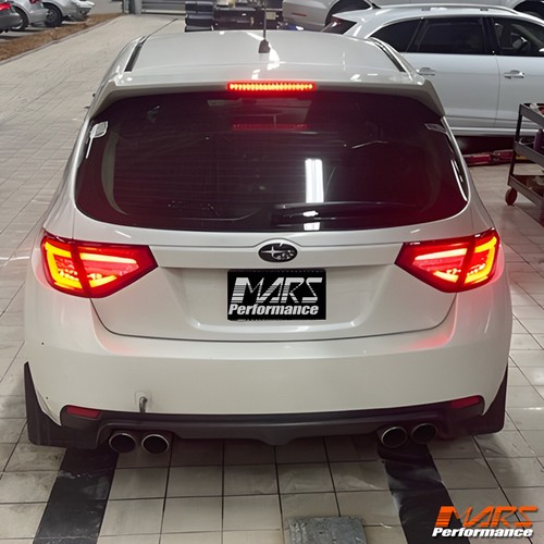 Red Sequential Indicator LED Tail lights for Subaru WRX STI Impreza Hatch 07-13 - Bild 4 von 8