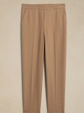 NWT Banana Republic Women's Tapered Pull-On Pants, Brown, Size 8