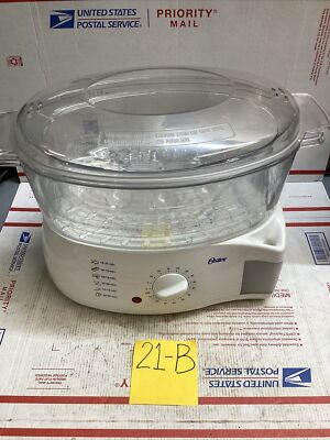 Oster Food Steamer Two-Tiered White Model 5711 60Hz 120V ED4U