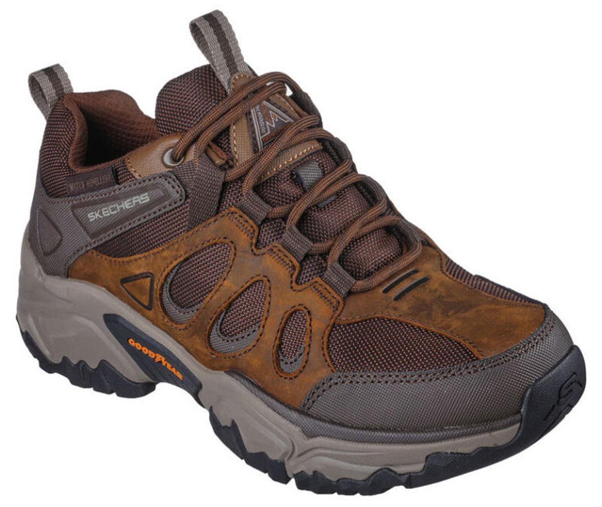 Skechers Hiking Trailing Running Shoes Mens 12 Relment Songeo Brown Leather Skechers Men main image 3