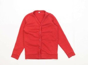tu red cardigan