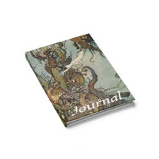 Little Mermaid, Hardcover Journal, Ruled Line, Edmund Dulac, 1911