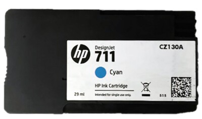HP 711 CZ130A Cyan Ink Cartridge DesignJet T120 T520 T130 T100 - Genuine