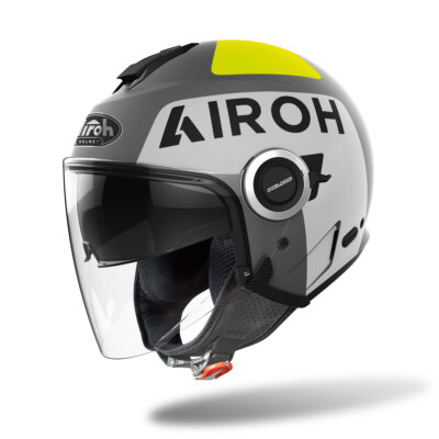 IROH HELIOS UP JET HELMET MATTE GREY