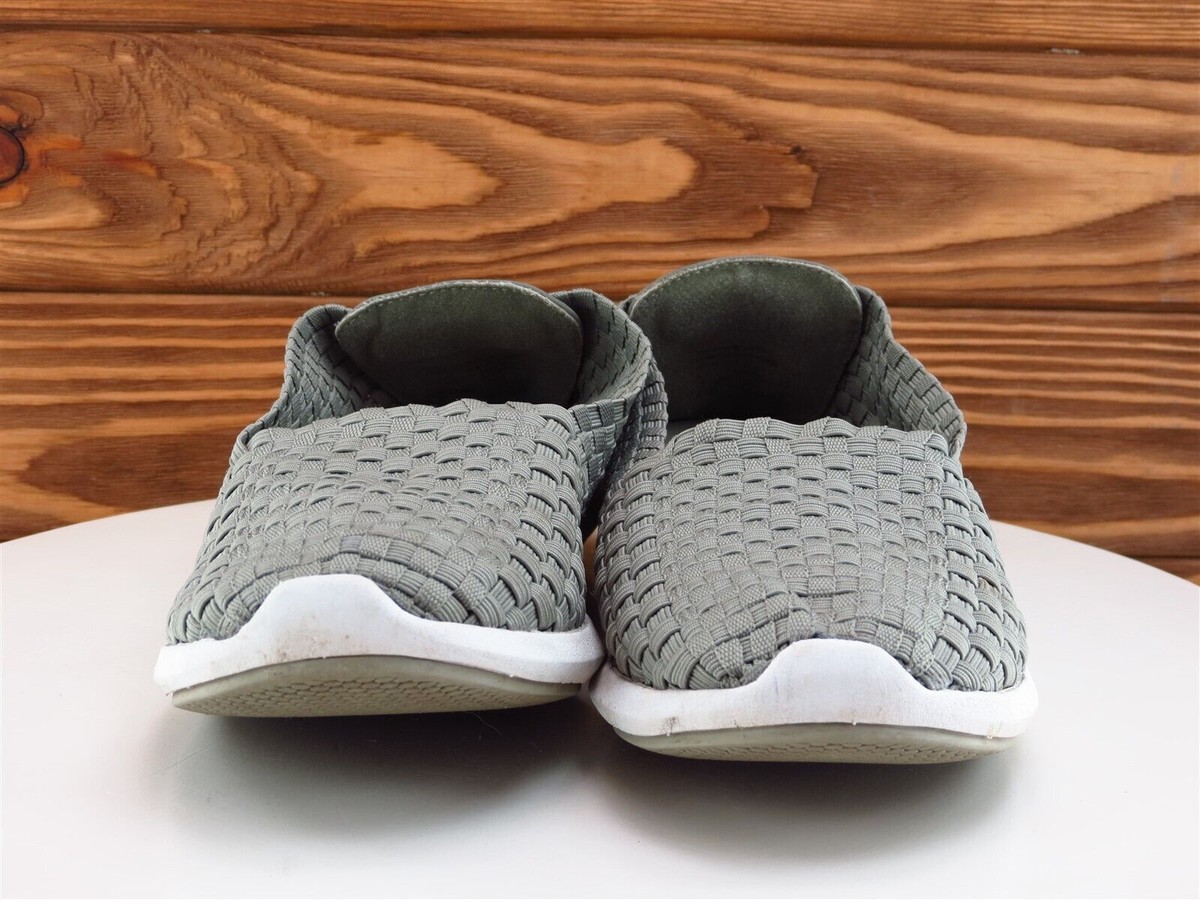Idealogy Size 7.5 Slip-On Gray Fabric Medium (B, M) Slip On Women