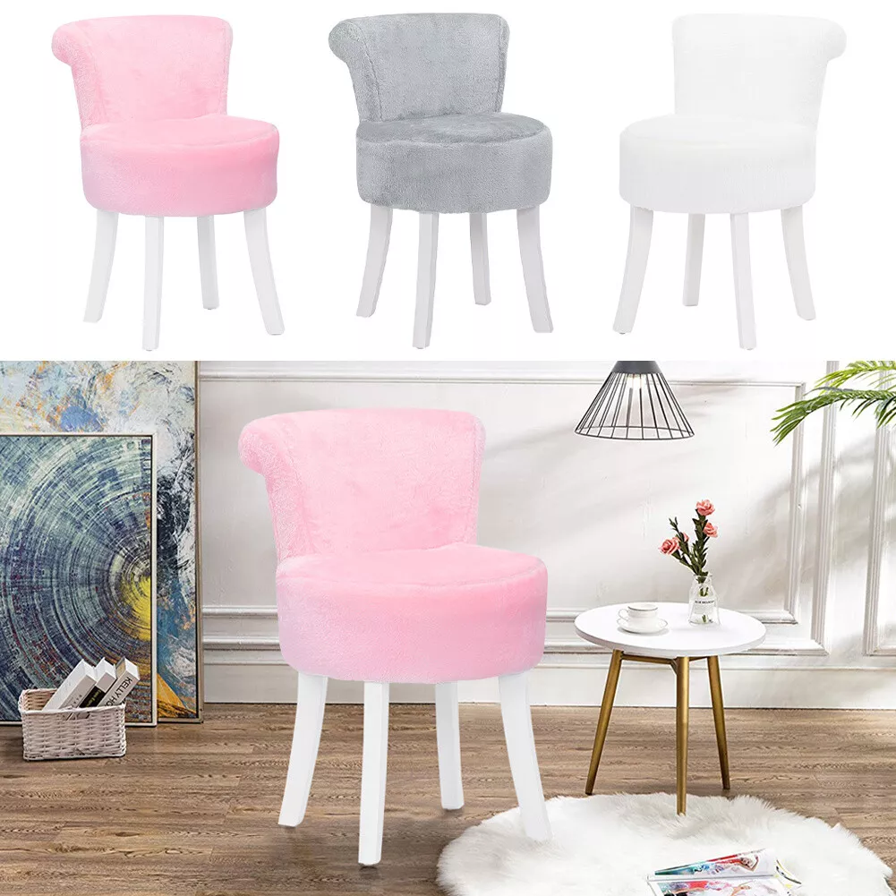 Plush dressing clearance table chair