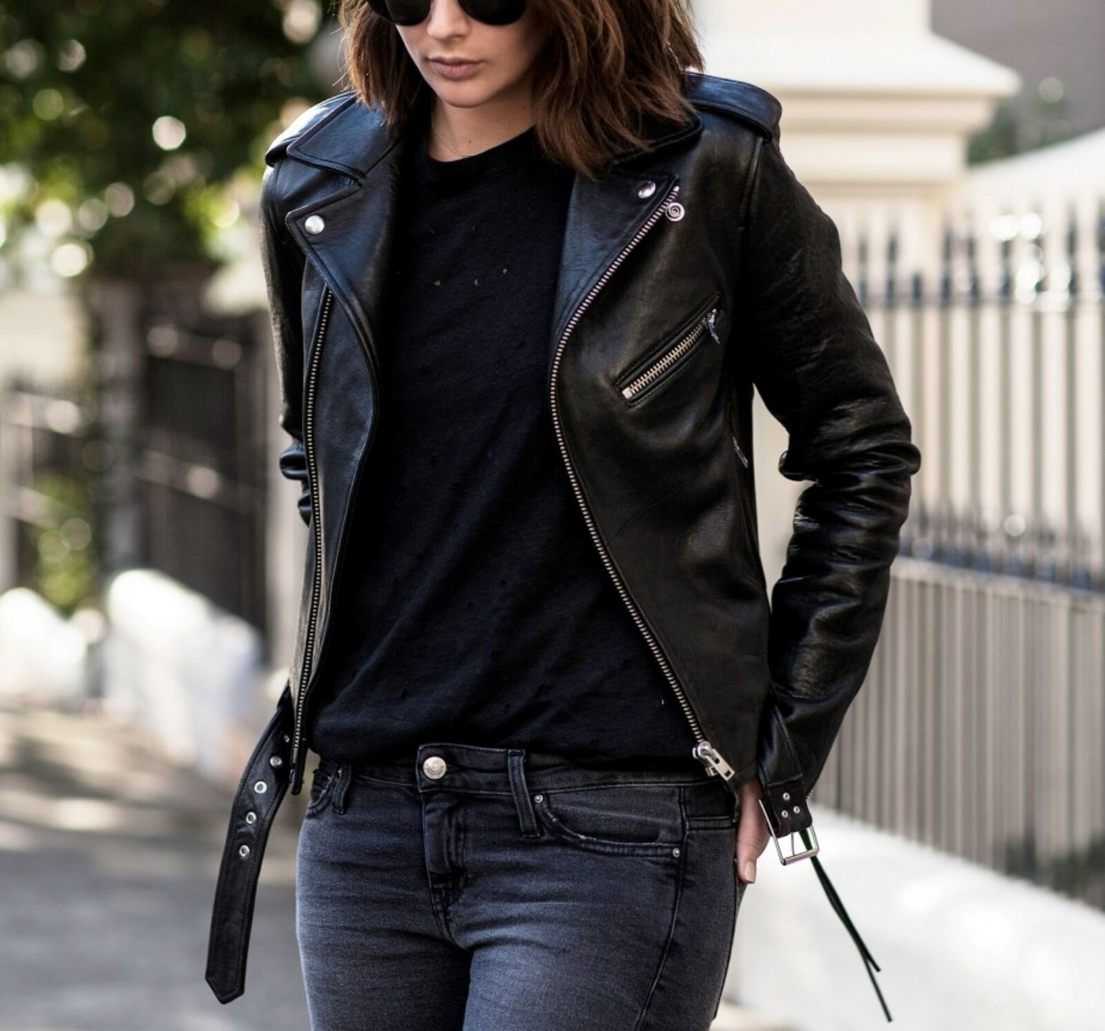 Soft Leather Biker Motorcycle Jacket | eBay