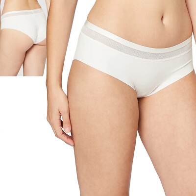 SLIP CULOTTE SLOGGI S SILHOUTTE LOW RISE CHEEKY WHITE Gr. L - EU 42 - UK 14