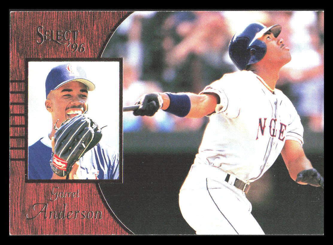 1996 Select 38 Garret Anderson Baseball Card eBay