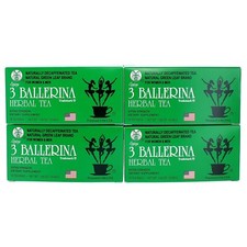 3 Ballerina Herbal Tea Extra Strength Dietary Supplement 18 Count Pack of 4