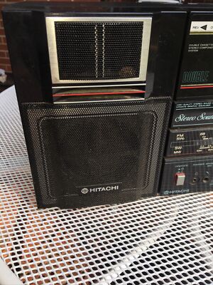 Hitachi TRK-555W Portable Component System High Quality Stereo